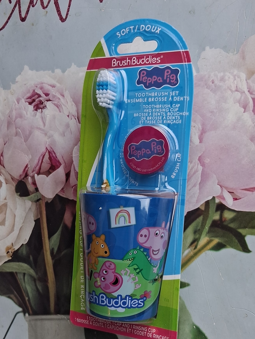 Peppa Pig Brush Buddies toothbrush set